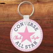 Porte-clés Converse All Star rose (Recto)