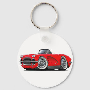 Porte-clés Convertible 1962 rouge de Corvette