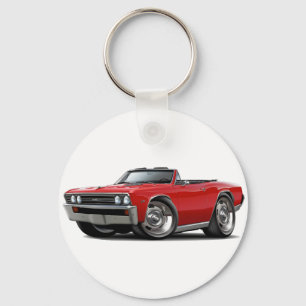 Porte-clés Convertible 1967 rouge de Chevelle