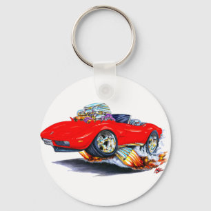 Porte-clés Convertible 1973-76 rouge de Corvette
