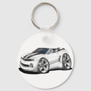Porte-clés Convertible 2012 Blanc-Noir de Camaro