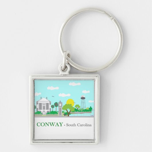 Porte-clés Conway, SC - Charme (Devant)