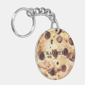 Porte-clés Cookie aux pépites de chocolat  (Devant gauche)