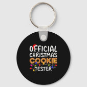 Porte-clés Cookie Baking Crew Christmas Cookie Tester Xmas Pr (Recto)