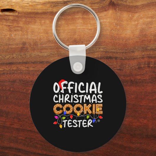 Porte-clés Cookie Baking Crew Christmas Cookie Tester Xmas Pr (Recto)