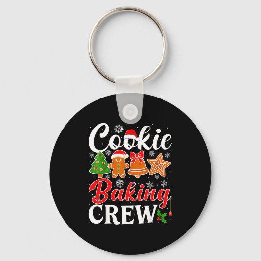Porte-clés Cookie Baking Crew Gingerbread Xmas Holiday Cookie (Recto)