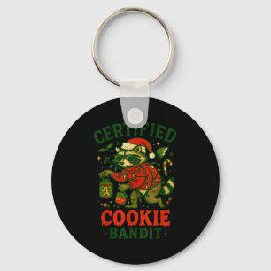Porte-clés Cookie Bandit Certifié, Funny Christmas Lights Ra