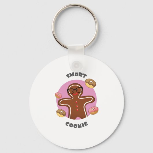 Porte-clés Cookie intelligent avec des cures (Recto)