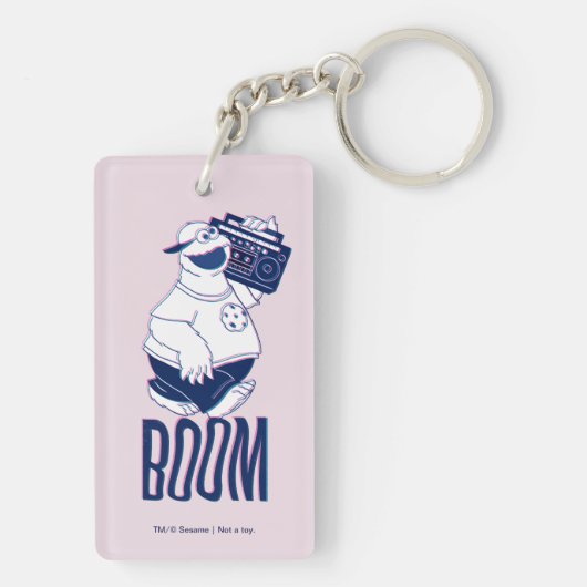 Porte-clés Cookie Monster | Jamming with the Boom Box (Dos)