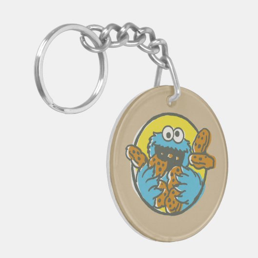 Porte-clés Cookie Monster Retro (Devant gauche)