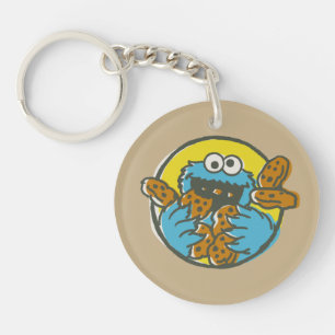 Porte-clés Cookie Monster Retro