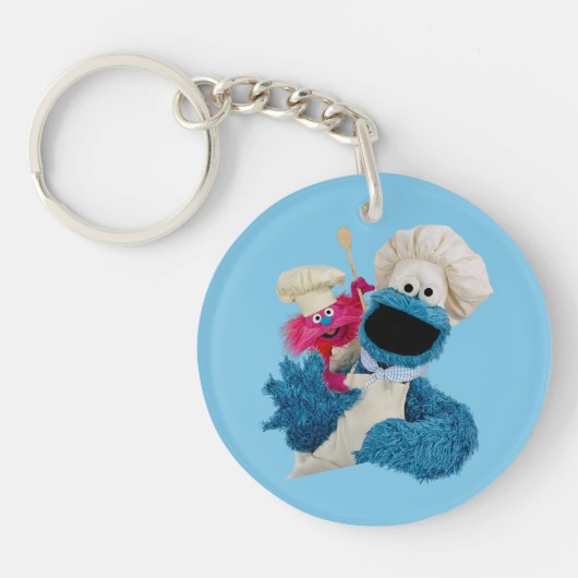 Porte-clés Cookie Monster's Foodie Truck Friends (Devant)