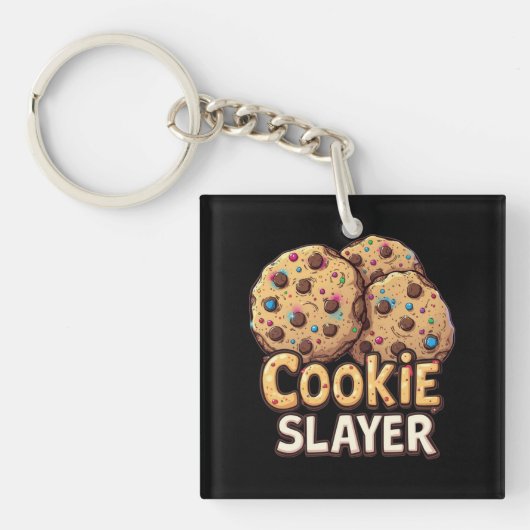 Porte-clés Cookie Slayer - Chocolate Treat Conqueror (Devant)