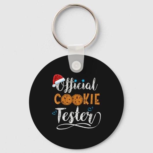 Porte-clés Cookie Tester Christmas Baking Team (Recto)