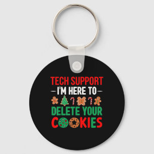 Porte-clés Cookies de Noël pour femmes et hommes drôles de su