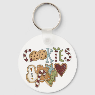 Porte-clés Cookies pour Père Noël Tshirts et cadeaux