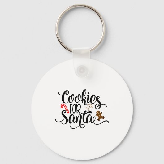 Porte-clés Cookies Pour Santa Fun Noël (Recto)