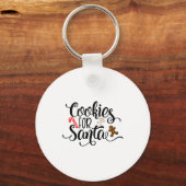 Porte-clés Cookies Pour Santa Fun Noël (Recto)