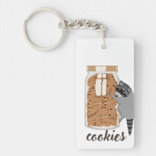 Porte-clés Cookies-Raton-Laveur