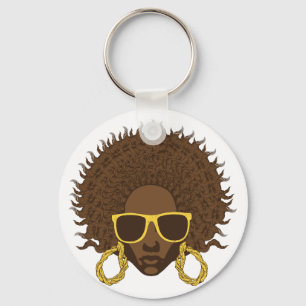 Porte-clés Cool afro