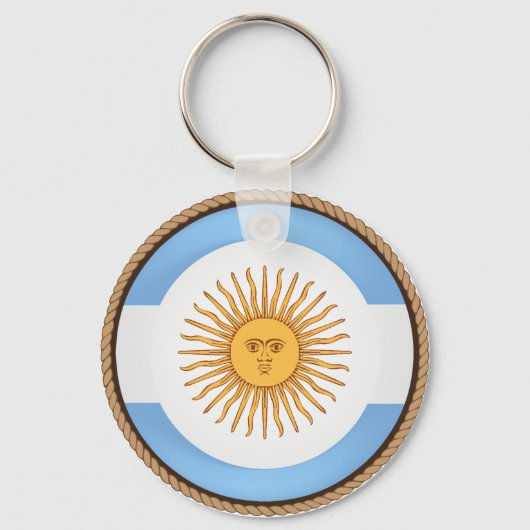 Porte-clés Cool Argentine Porte - clé du Drapeau (Recto)