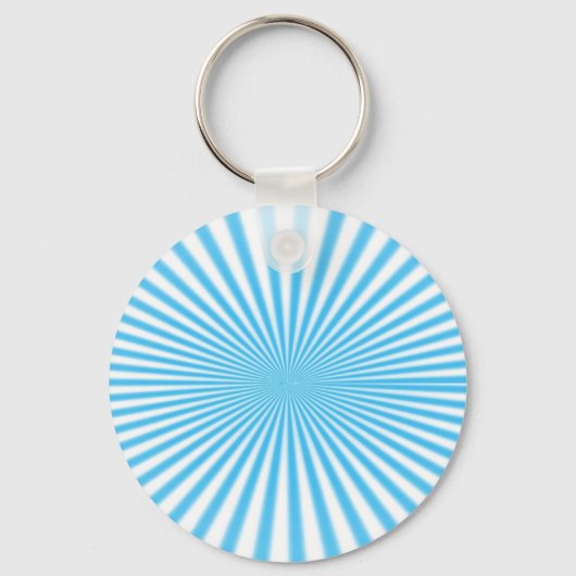 Porte-clés cool bleu starbust (Recto)