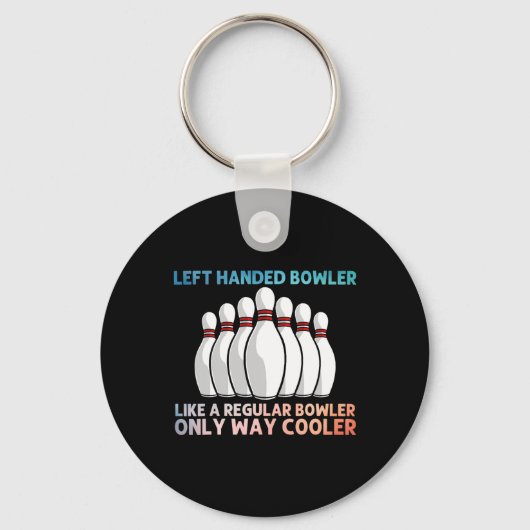 Porte-clés Cool Bowling Pour Hommes Femmes Bowling Team Sport (Recto)