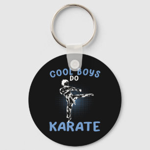 Porte-clés Cool Boys Do Karate Karateka Asian Martial Arts