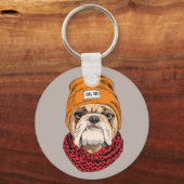Porte-clés Cool Bulldog (Recto)