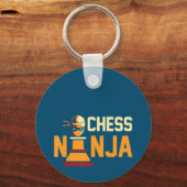 Porte-clés Cool Chess Ninja Chess Lovers Cadeau (Recto)