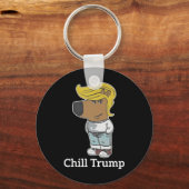 Porte-clés Cool Chill Guy Mème Tee - shirts - Trump Chill Guy (Recto)
