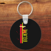 Porte-clés Cool chrétien Croire Jésus Christ Foi (Recto)