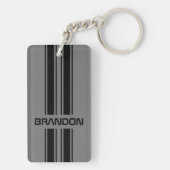 Porte-clés Cool classique de course automobile sur mesure Spo (Dos)