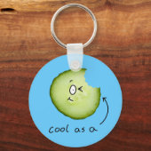 Porte-clés cool comme porte - clé de concombre (Recto)