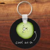 Porte-clés cool comme porte - clé de concombre (Recto)