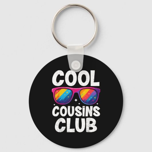 Porte-clés Cool Cousins Club Family Matching Funny Cousin Squ (Recto)