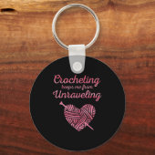 Porte-clés Cool Crochet Lover Design For Men Women Crocheting (Recto)