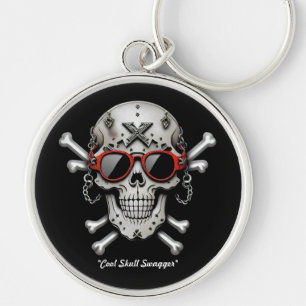 Porte-clés "Cool Crossbones Artwork"