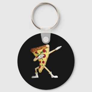 Porte-clés Cool Dabbing Pizza Funny Italien Pie Hip-hop Danse