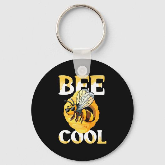 Porte-clés Cool d'abeilles (Recto)