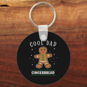 Porte-clés Cool Dad Gingerbread Man Cookie Family Christmas P (Recto)