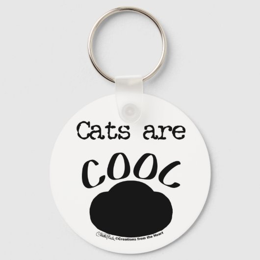 Porte-clés Cool Empreinte de patte (Recto)