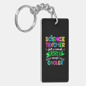 Porte-clés Cool enseignant en sciences (Devant gauche)