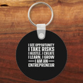 Porte-clés Cool Entrepreneur Art For Men Women Young New Busi (Recto)