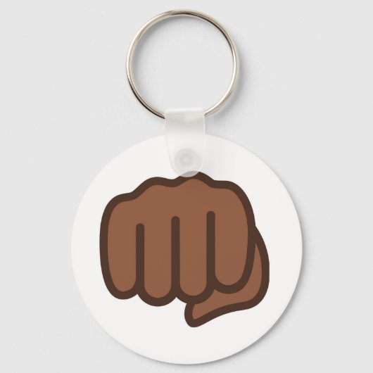 Porte-clés Cool Fist Bump Emoji (Recto)
