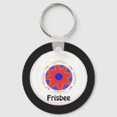 Porte-clés Cool Frisbee Design (Recto)
