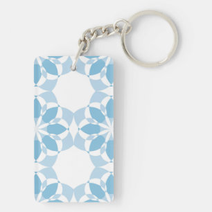 Porte-clés Cool, girly, moderne, tendance fleur unique abstra