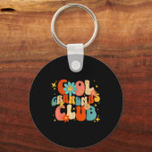Porte-clés Cool Grandmas Club Groovy Retro Funny New Grandma (Recto)
