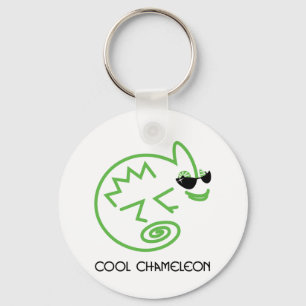 Porte-clés Cool Green Chameleon