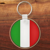 Porte-clés Cool Italie Drapeau Sceau (Recto)